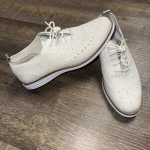 Cole Haan OriginalGrand Stitchlite Wingtip Oxford Shoes White Womens 8B